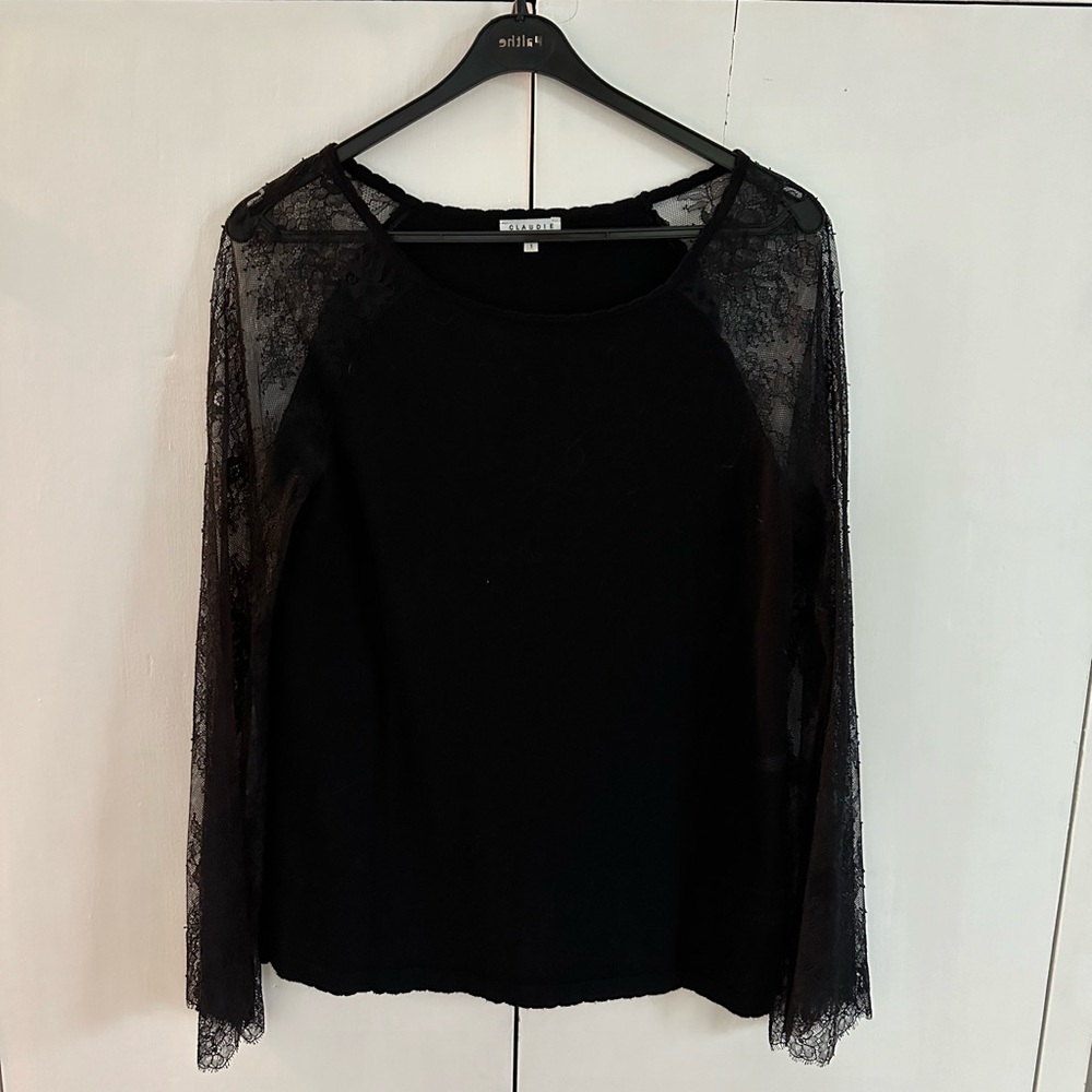 French Lace Sleeve Top